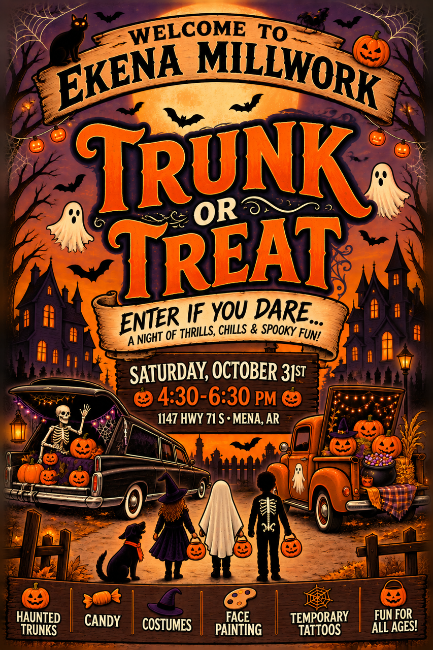 Ekena Millwork on Halloween Trick or Treat Map