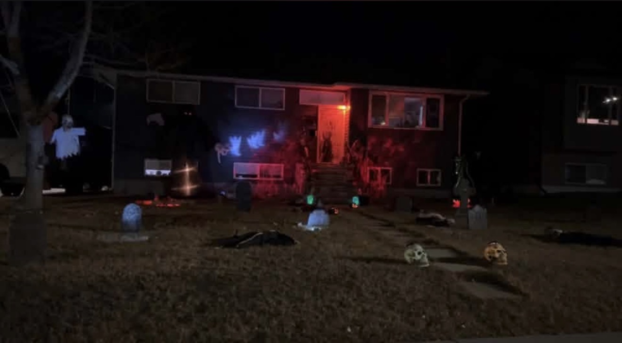 11100 15 Street on Dawson Creek Halloween Houses
