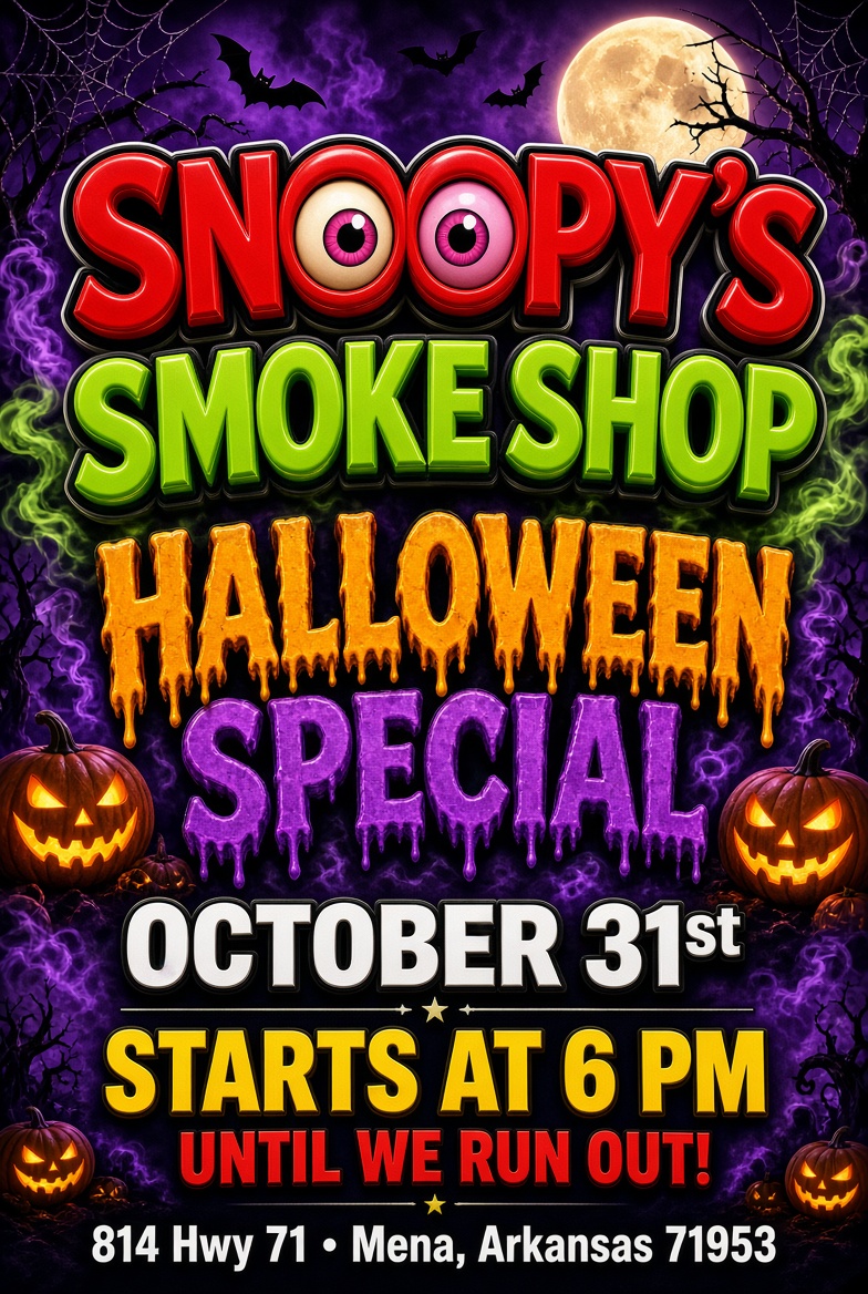 Snoopy’s Smoke Shop on Halloween Trick or Treat Map