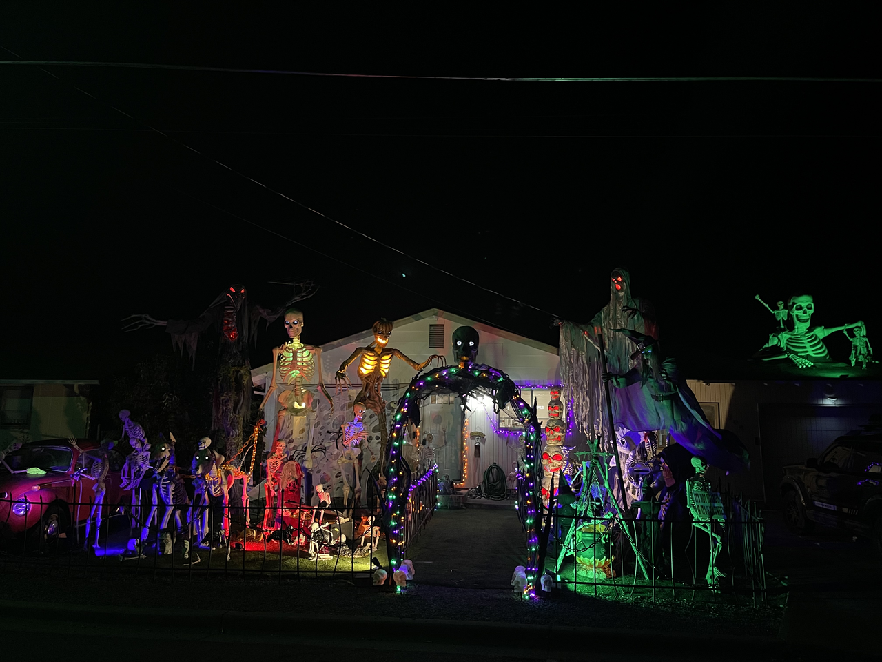 Halloween decorations on Halloween Home Map 2026