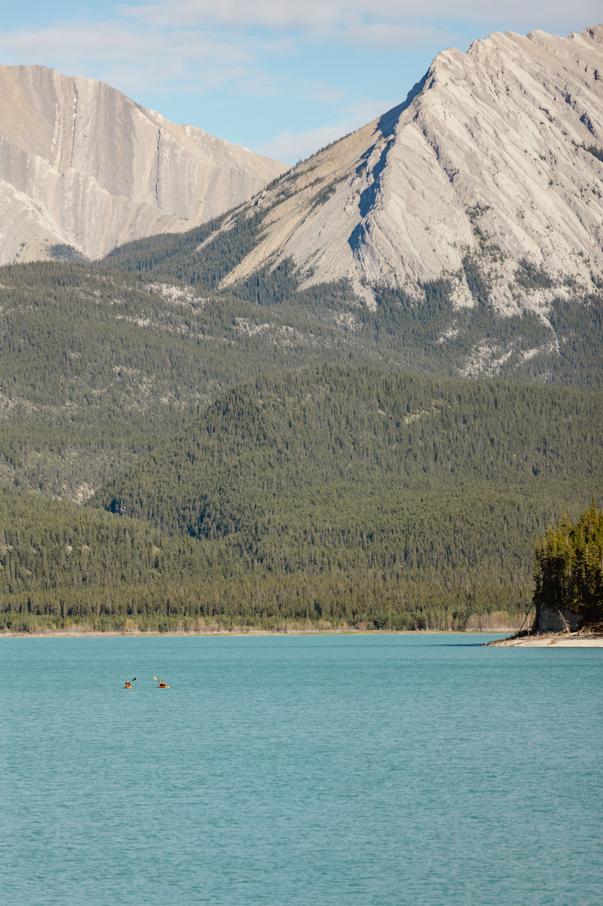Preacher's viewpoint - Abraham Lake on Dog Friendly Life in Banff & Alberta