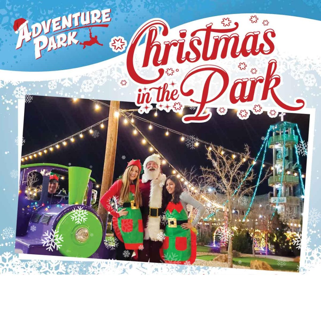Adventure Park: Christmas in the Park on Lubbock Christmas Light Map