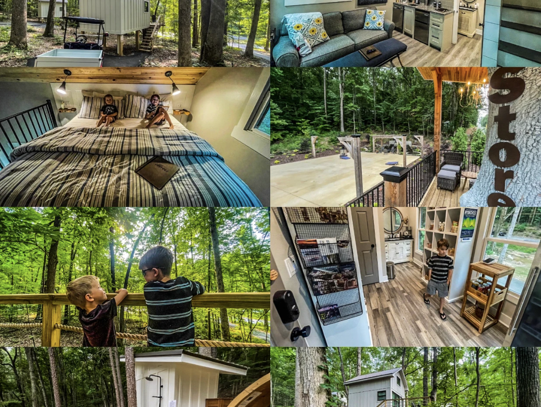 ReTreet Treehouse Cabins on Best of the Best RV Parks