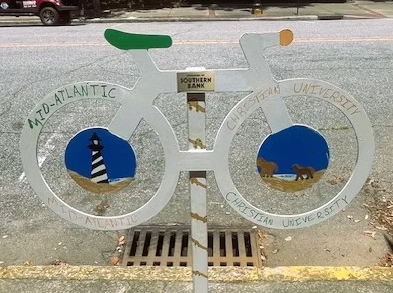 Bike Rack 6 on Parks & Art Downtown Elizabeth City