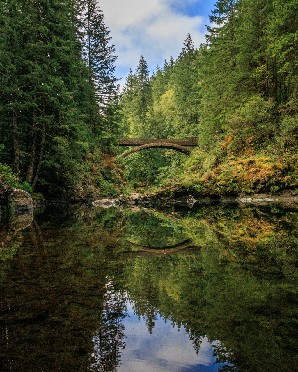 Moulton Falls Regional Park on Clark County, WA Locations
