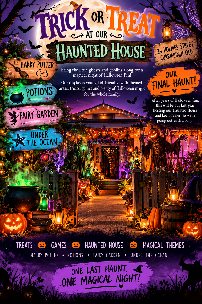 Haunted Holmes on 2026 Trick or Treat Map 4553