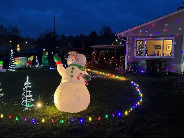 304 South 4th Street on McCleary Christmas Light Map