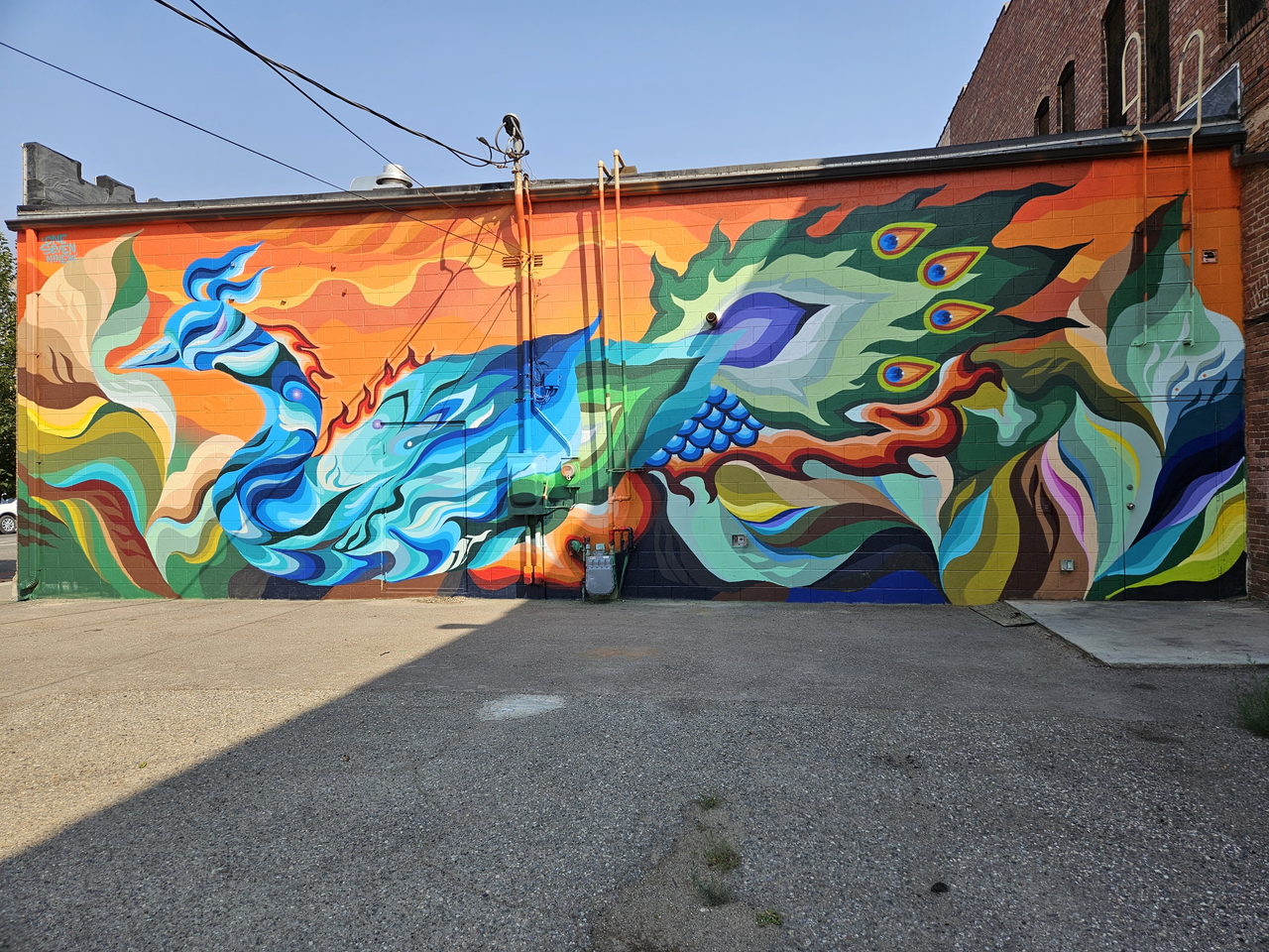 Fire Bird on Great Falls Downtown Murals