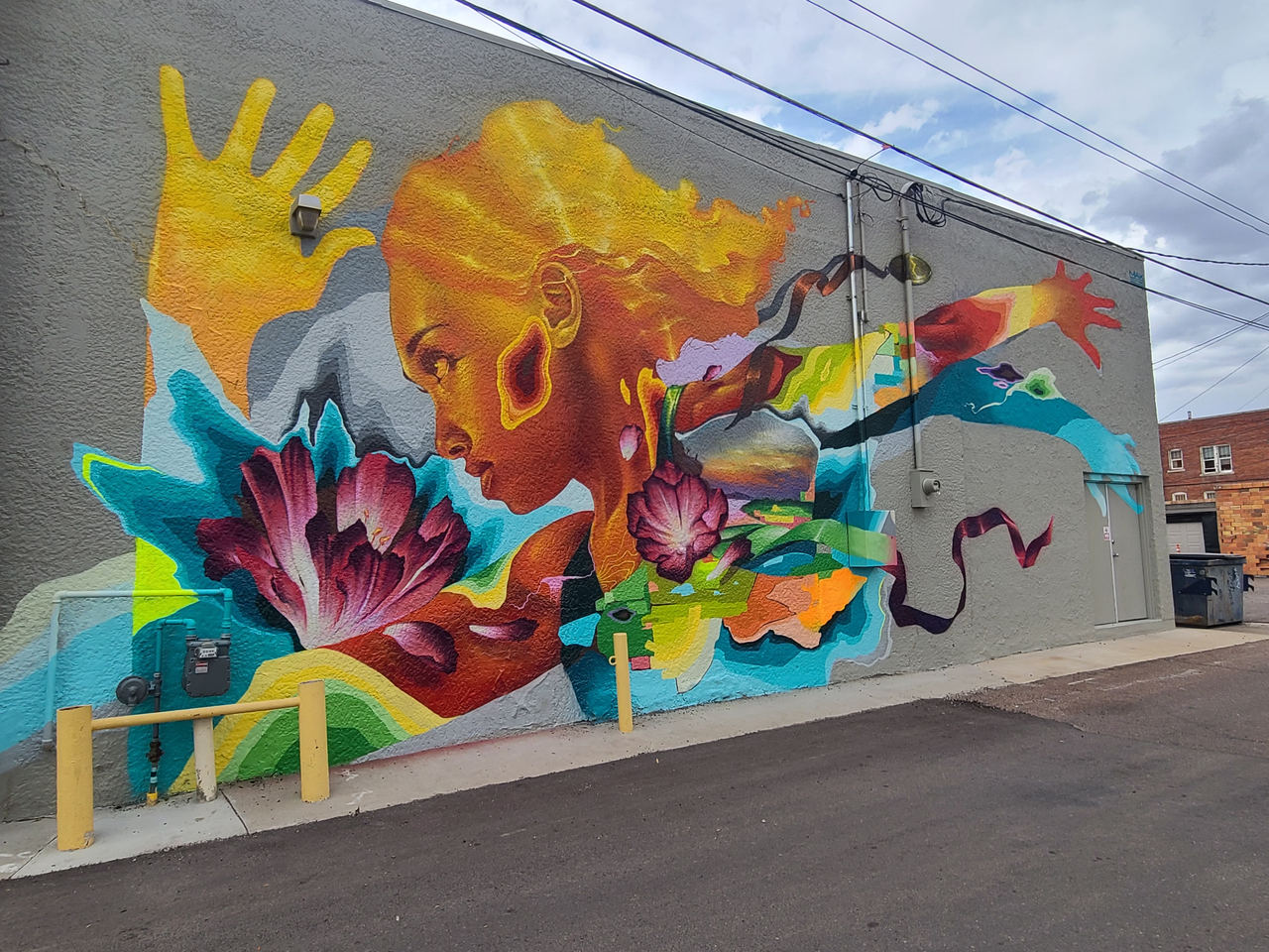 Flame Runner on Great Falls Downtown Murals