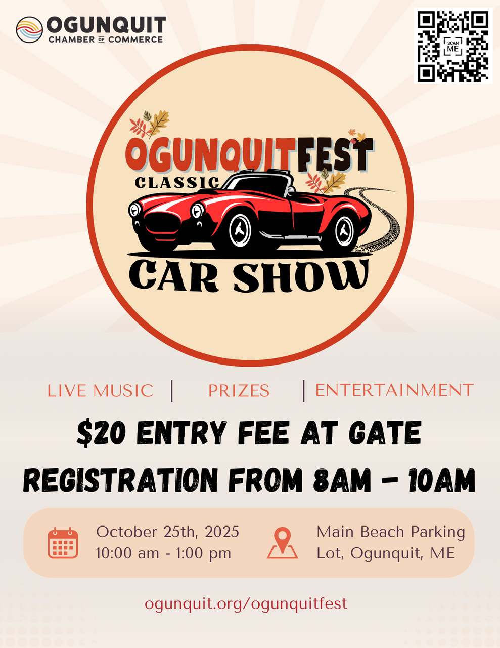 Classic Car Show on OgunquitFest Event Map