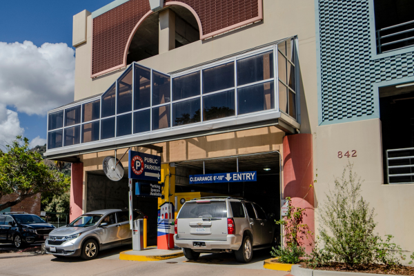 842 Palm Parking Structure on Downtown SLO Spring 2026 Sidewalk Sale