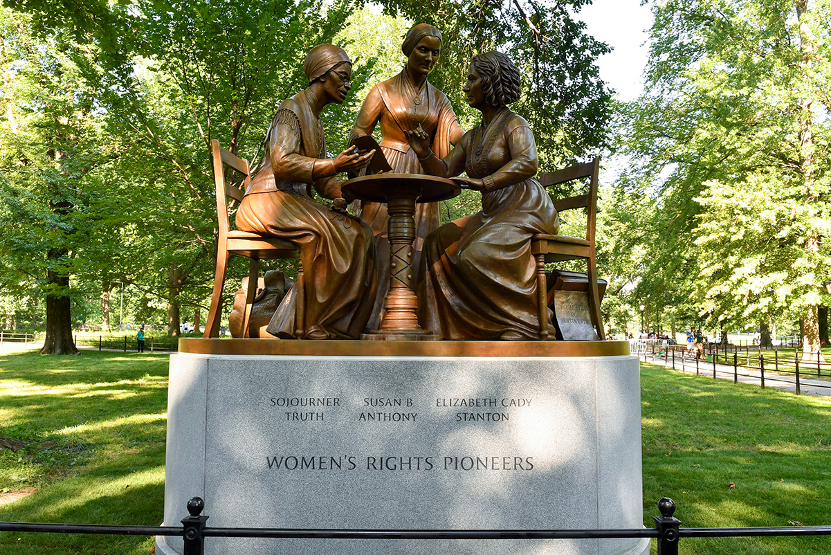 Women's Rights Pioneers Monument (2020) on Women’s Rights History Trail