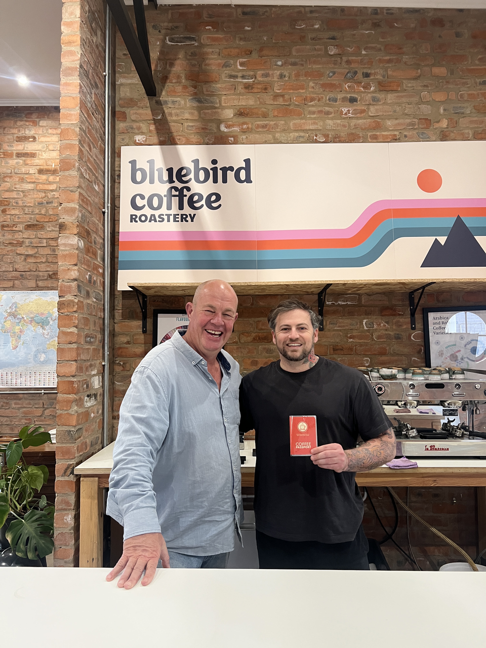 Bluebird Coffee Roastery on Coffee Map