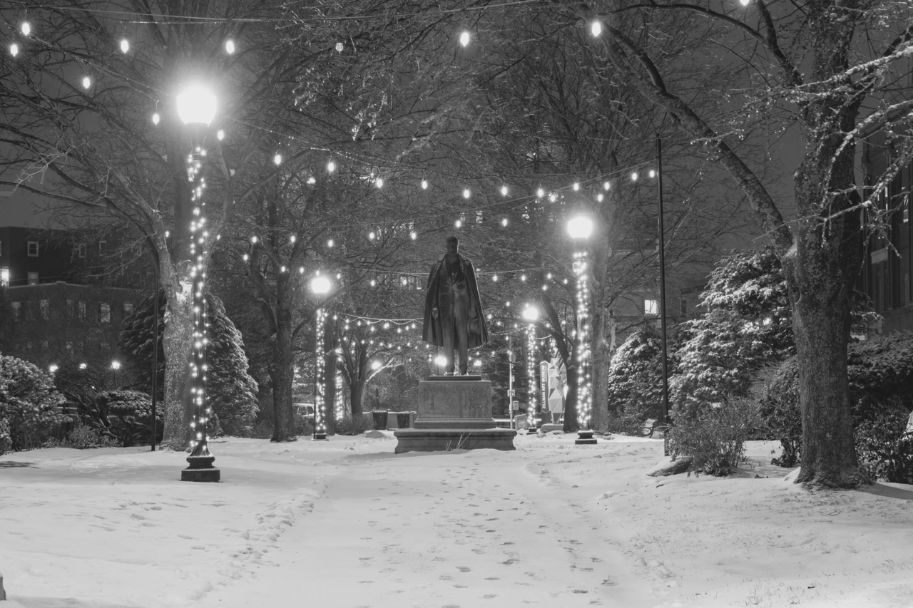 Hannibal Hamlin Statue on Downtown Bangor Public Art