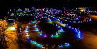 Skylands Stadium Light Show & Christmas Village