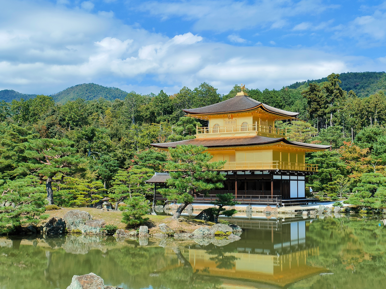 Kinkaku-ji on Landmarks in Japan
