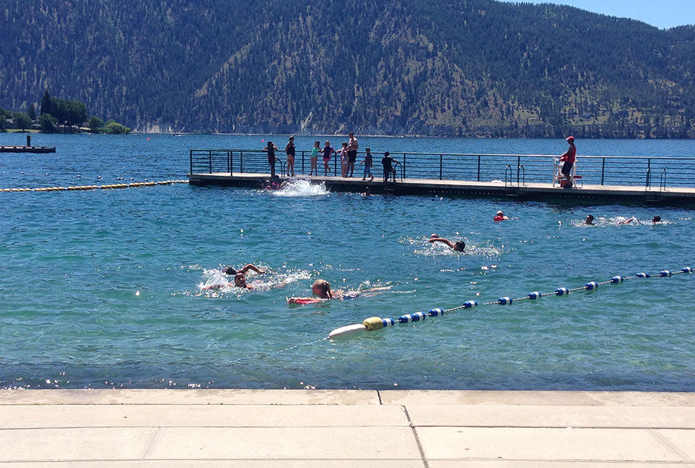 Manson Bay Park on Manson Chamber of Commerce Visitor Map