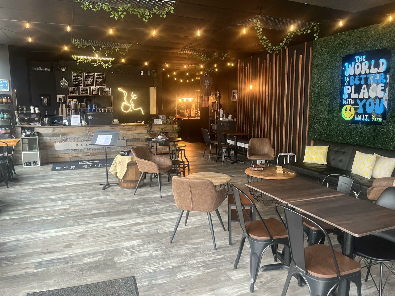 Electric Fountain Brewing (EFB) Coffee Bar on Sips, Eats, Shops & Fun
